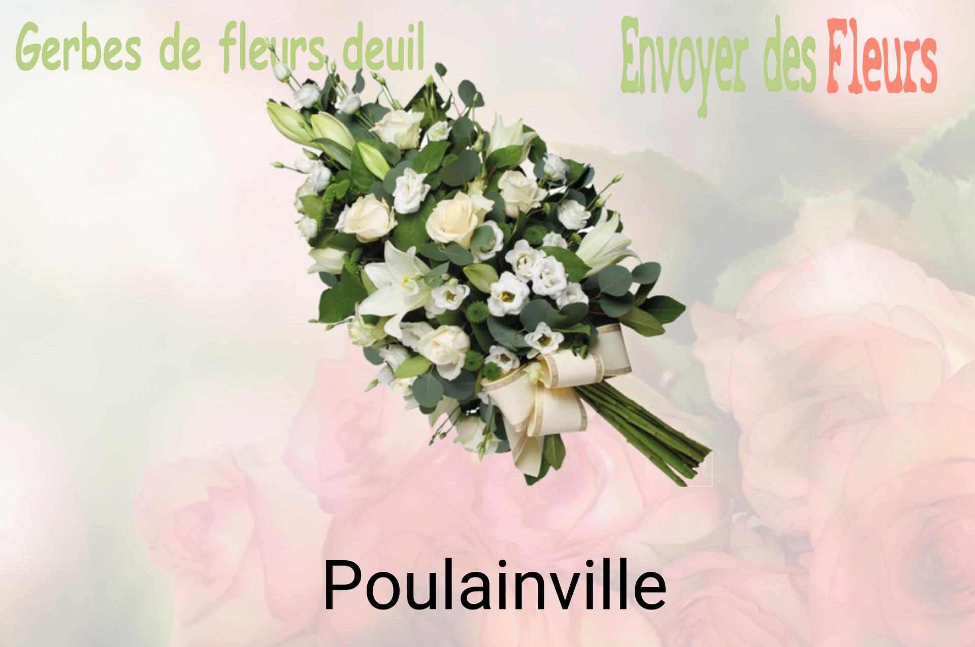 Gerbe de fleurs de deuil livrée à Poulainville